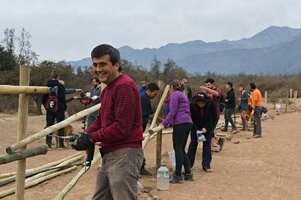 Creación de cercado para protección de área de restauración ecológica